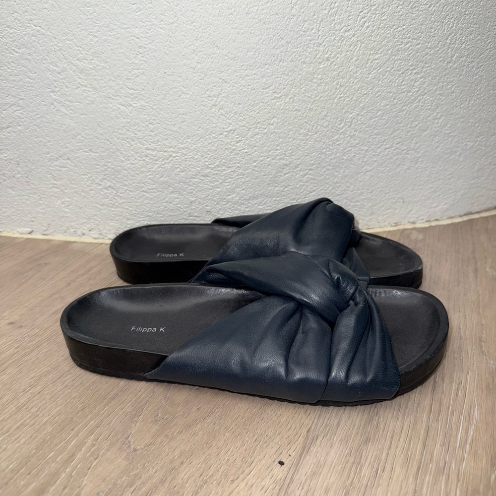 Filippa K Women's Navy Blue Slide Sandals - Size 38